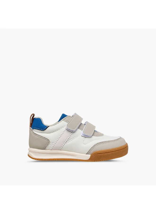LBL by Shoexpress Boys Panelled Sneakers with Hook and Loop Closure