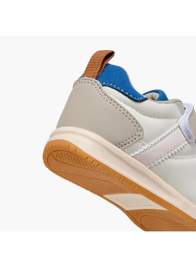 LBL by Shoexpress Boys Panelled Sneakers with Hook and Loop Closure