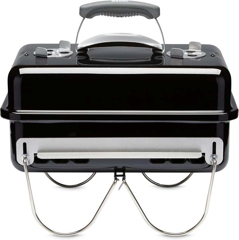 Weber - Go-Anywhere Barbecue, portable charcoal grill, Porcelain-enameled base and lid, 36.9cm Height x 53.4cm Width x 31cm Depth - Image 2