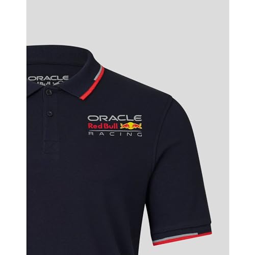 Castore Unisex Red Bull Racing F1 Core Color Logo Polo T-Shirt - Blue - Large - Image 4