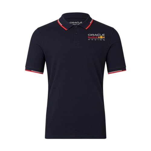 Castore Unisex Red Bull Racing F1 Core Color Logo Polo T-Shirt - Blue - Large - Image 1