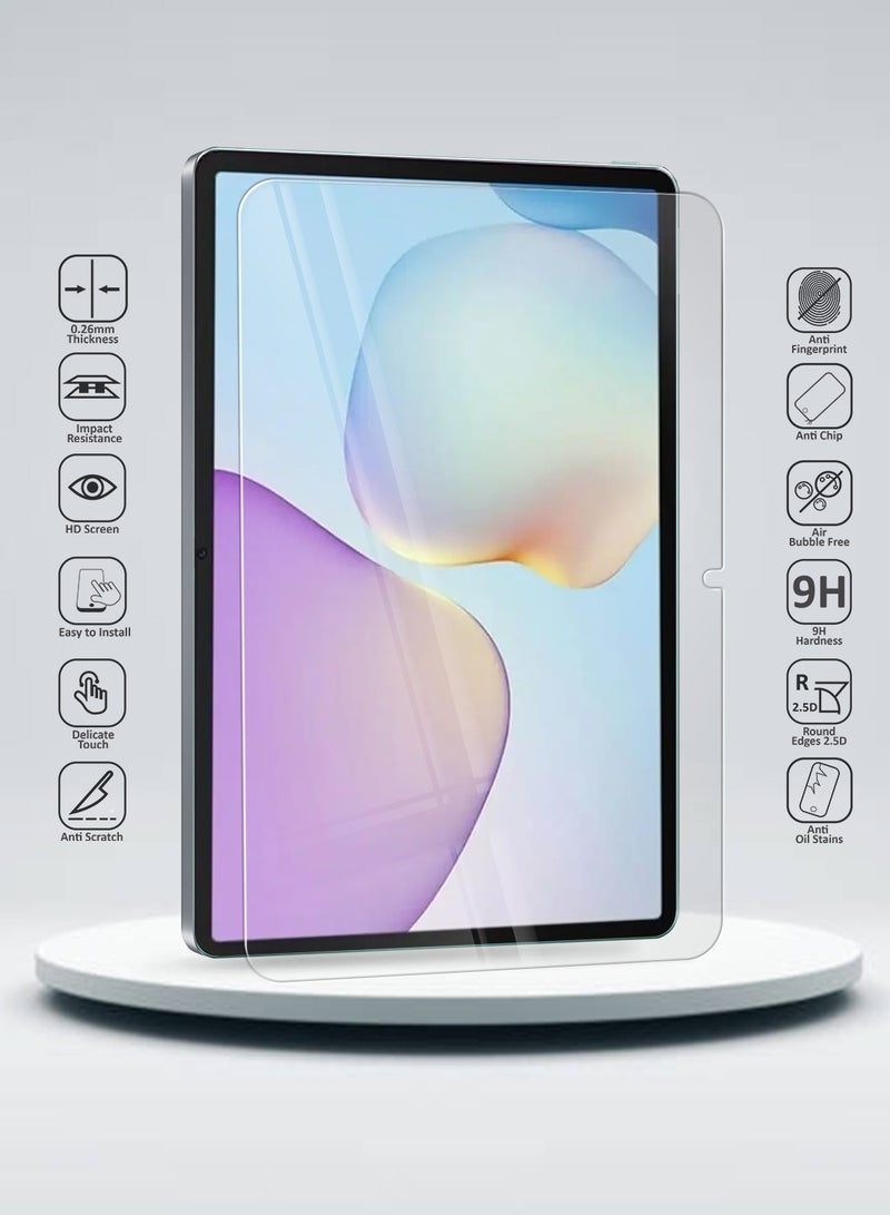 دبليو تيك واقي شاشة زجاجي مقسى بوضوح 9H لجهاز هواوي ميت باد 11.5 2025 (11.5 بوصة) / هواوي ميت باد 11.5 S 2025 - شفاف - Image 2