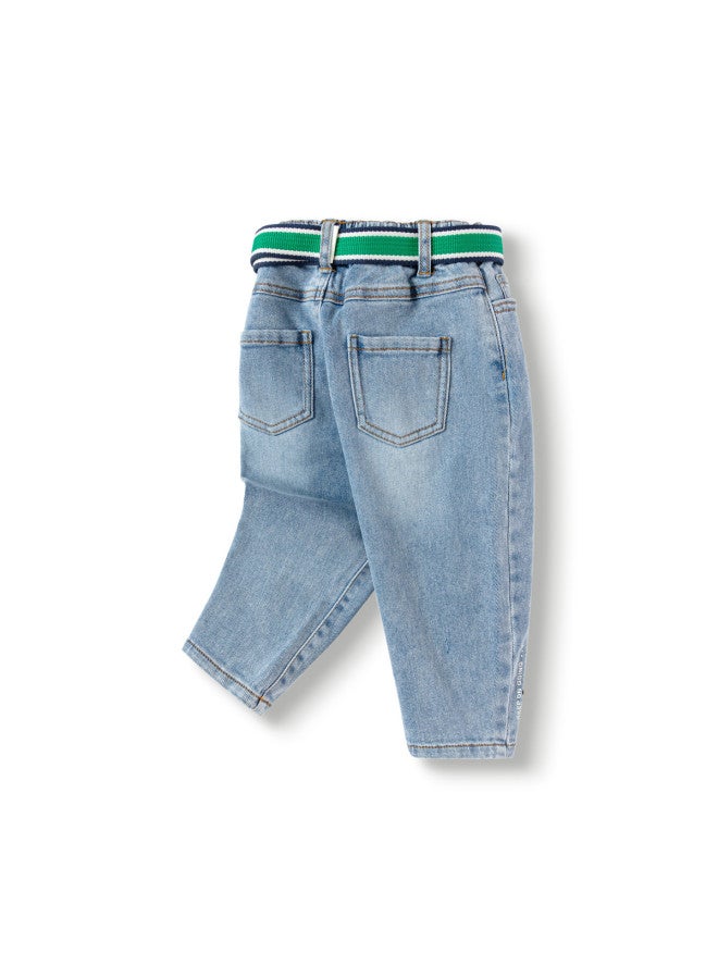 Balabala Boys' Pants Long Pants Children's Jeans Spring Classic Carrot Pants - Image 3