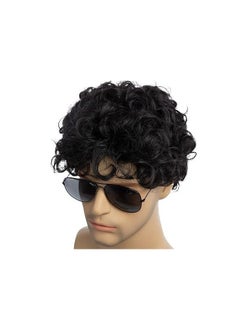 EBMINI New Fashionable Fluffy Short Hair Men's Wig  - Image 2