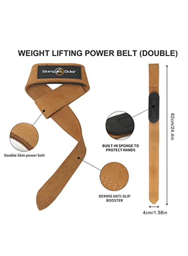 SKDK Deadlift Wrist Wraps Weightlifting Grip Straps Featuring Neoprene Cushioned Wrist Pads with Non-Slip Silicone Suitable for Weightlifting, Bodybuilding, CrossFit, and Strength Training - Image 4