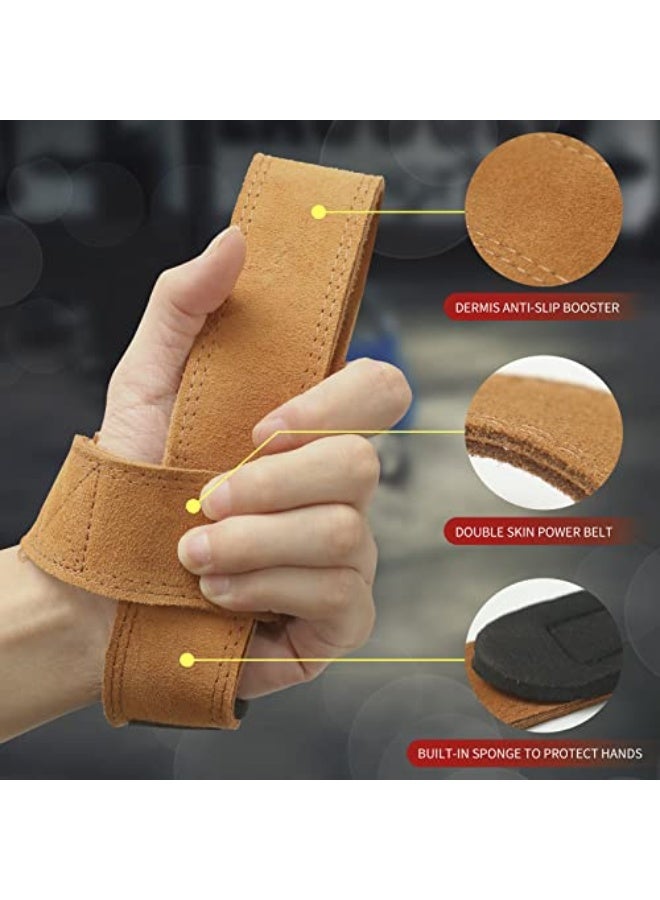 SKDK Deadlift Wrist Wraps Weightlifting Grip Straps Featuring Neoprene Cushioned Wrist Pads with Non-Slip Silicone Suitable for Weightlifting, Bodybuilding, CrossFit, and Strength Training - Image 2