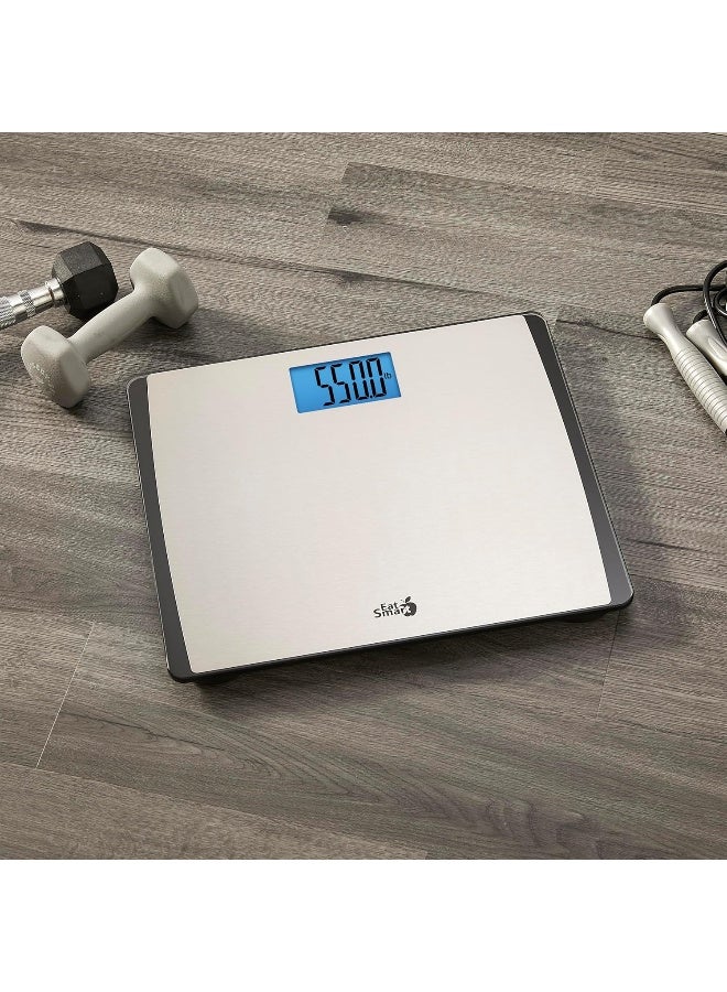 Eatsmart Precision 550 Pound Extra-High Capacity Digital Bathroom Scale With Extra-Wide Platform - Image 5
