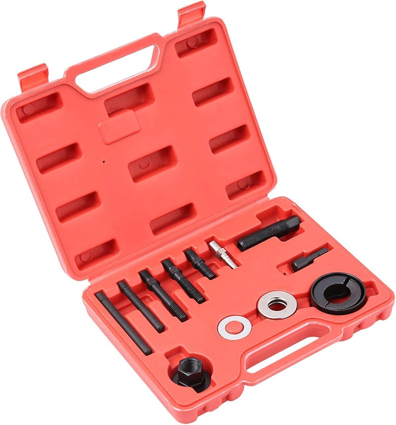 WINTOOLS 12 Pcs Pulley Puller Remover & Installer Kit for Power Steering Pump and Alternator - Image 2