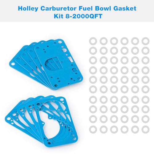 RO6G 4150 Carburetor Gasket Kit for Holley Carburetors 8-2000QFT 8-2000 M2300 Fits Holley Carburetor Fuel Bowl Gasket Kit - Image 5