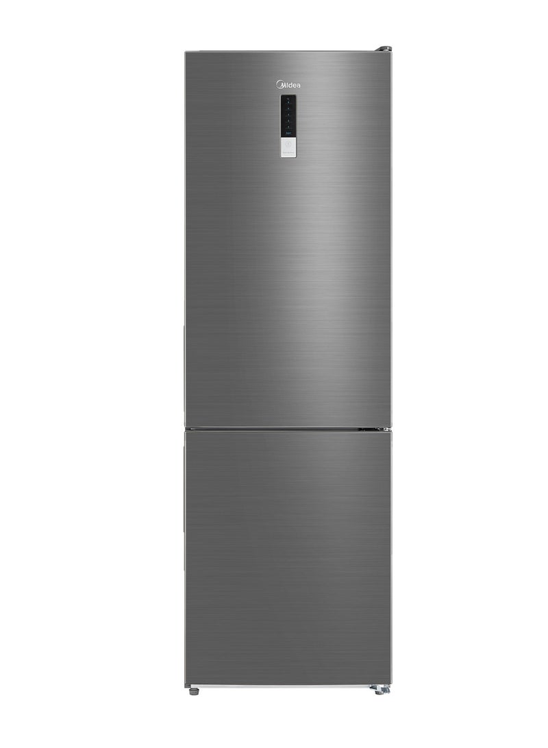 Midea Fridge MDRB489FGN46 BMF 2D, Multi Air Flow,Large Capacity, Interior LED Light, Exterior Display, Adjustable Door racks, Total No Frost 330L Fixed Bru steel MDRB489FGN46 Bru steel - Image 1