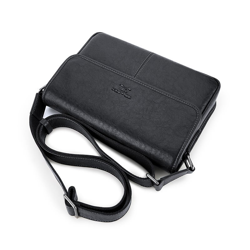King Paul Men'S Shoulder Bag Leather Business All-Match Handbag High-End Trendy Crossbody Bag For Men - Image 3