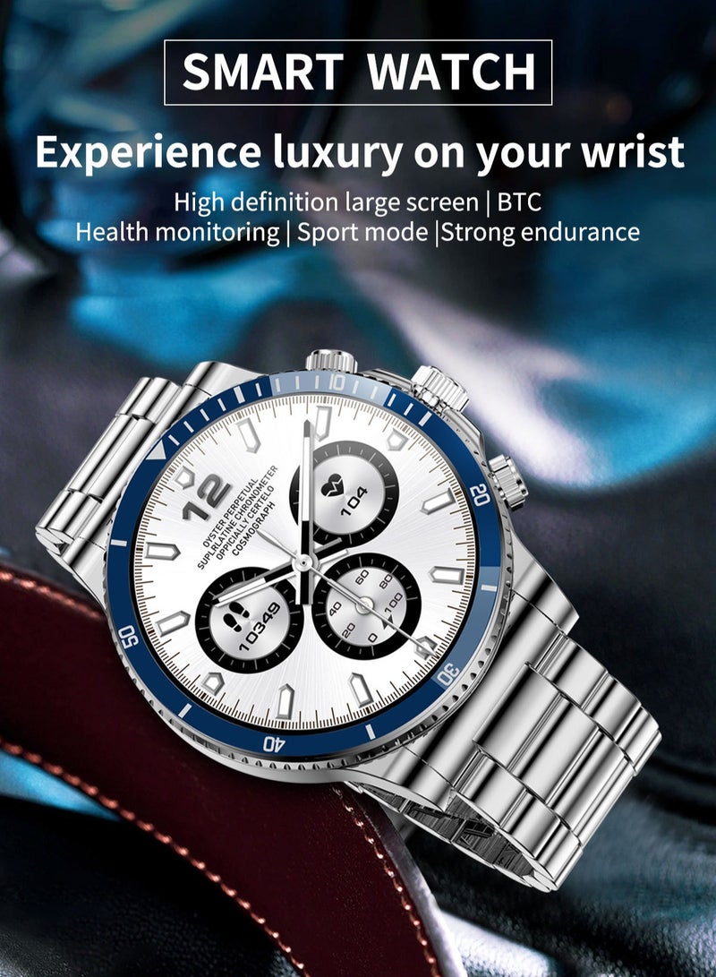 L67 Pro Smart Watch, Quick Charging Waterproof Activity Tracker, Lightweight Health Monitoring Watch Heart Rate And Blood Pressure Measurement, (1pc, Silver) - Image 2