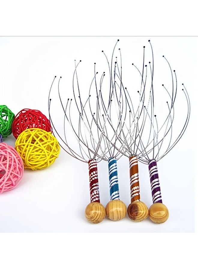 مساج رأس الأخطبوط الأرجواني، قابض فروة الرأس لتخفيف التوتر - Image 2