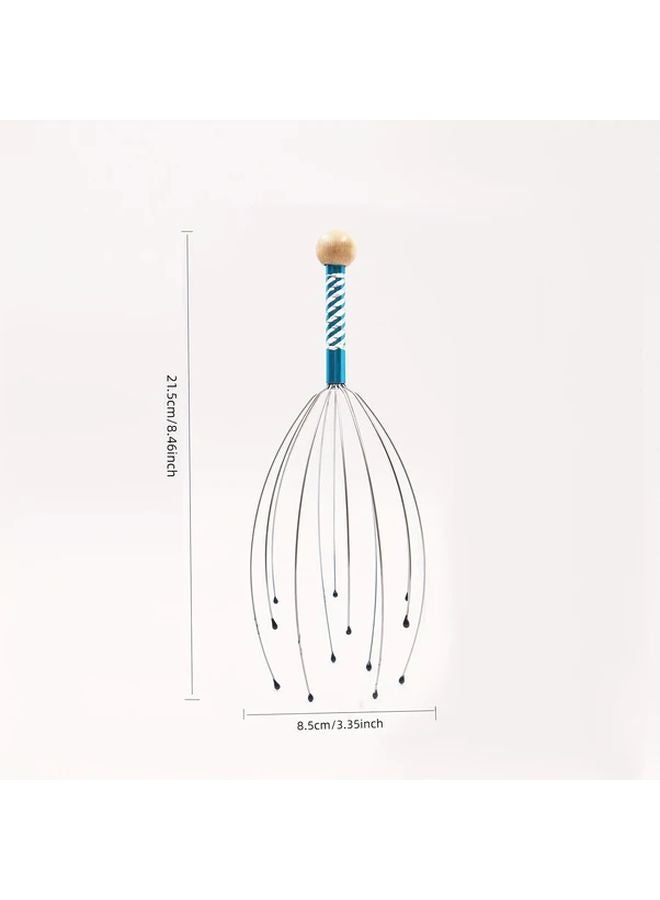 مساج رأس الأخطبوط الأرجواني، قابض فروة الرأس لتخفيف التوتر - Image 4