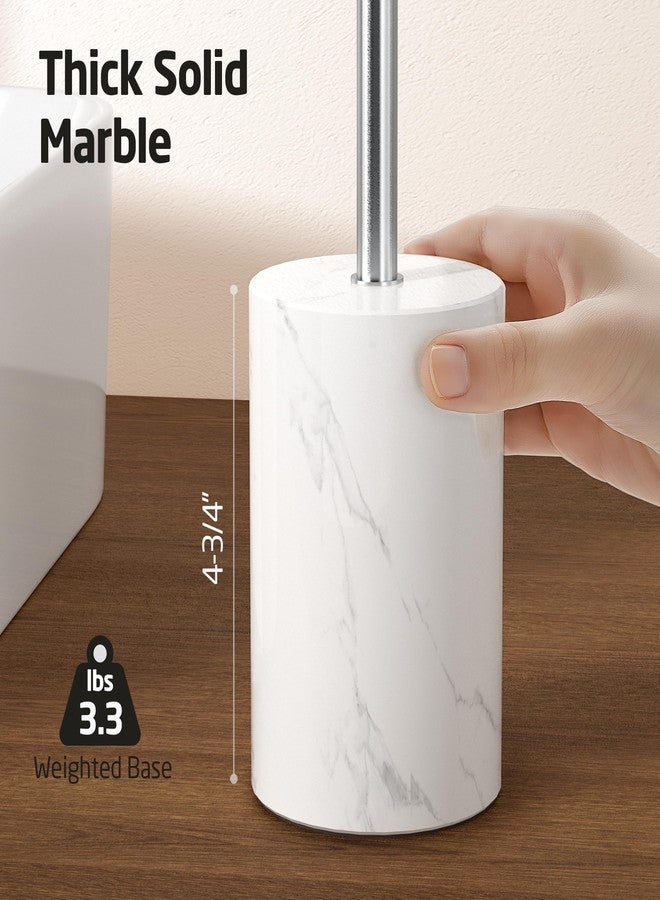 KES Countertop Towel Stand for Bathroom, Counter Top Towel Holder with Small Marble Base, T-Shape Hand Towel Holder Free Standing 18/8 Stainless Steel Space Saving Brushed Finish, BTH234S40-2 - Image 4