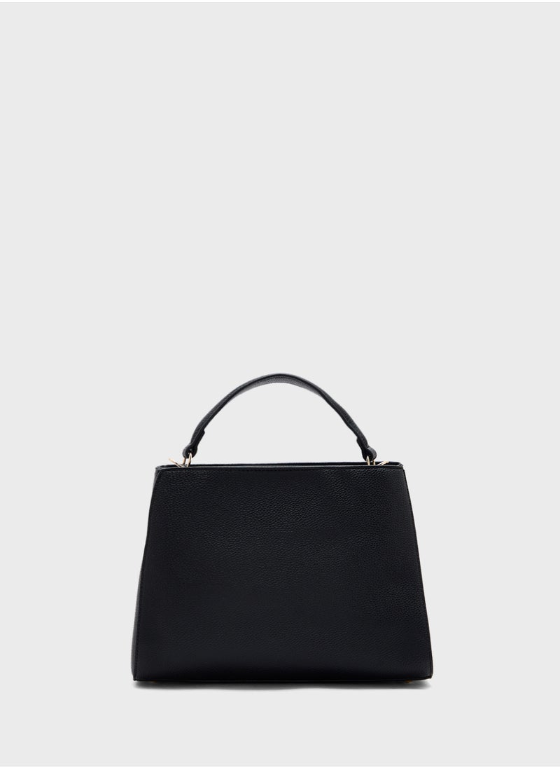 ELLA - Knot Detail Satchel Bag - Image 1