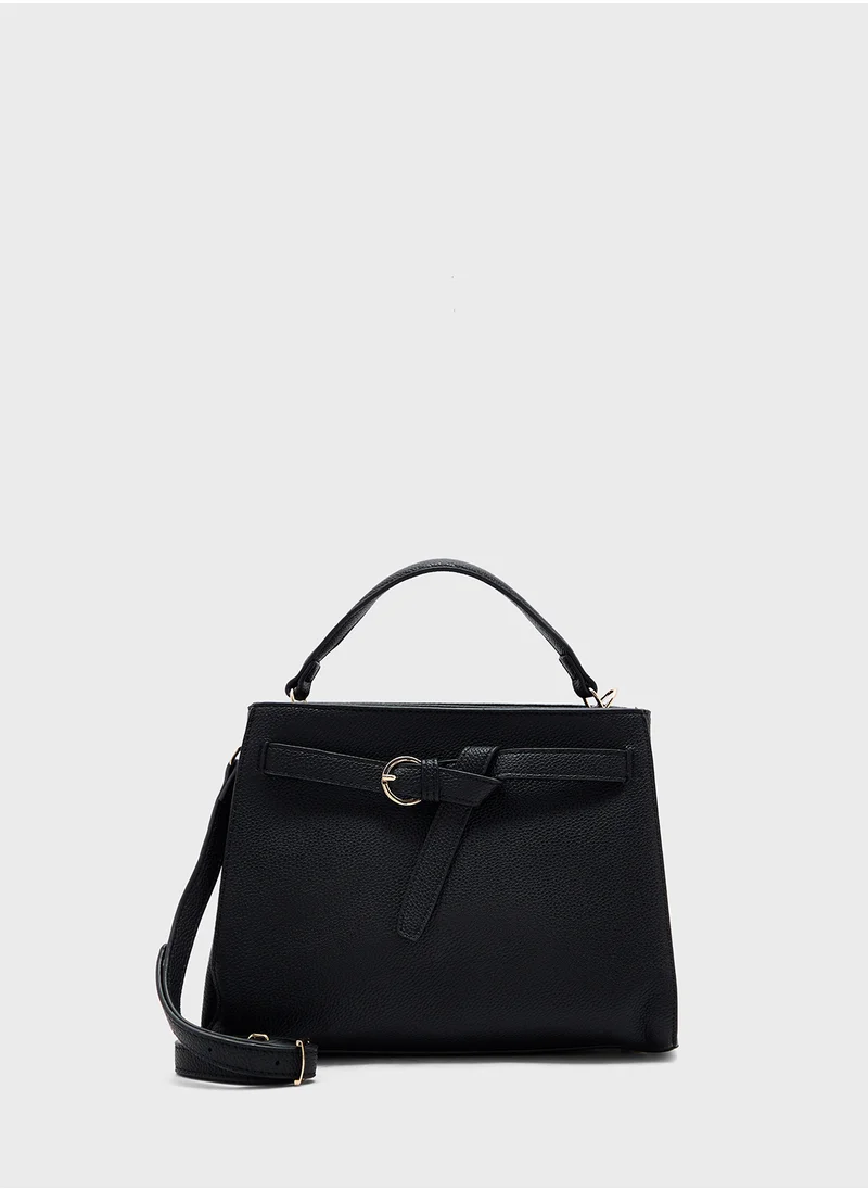 ELLA Knot Detail Satchel Bag
