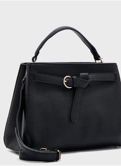 ELLA Knot Detail Satchel Bag  - Image 4