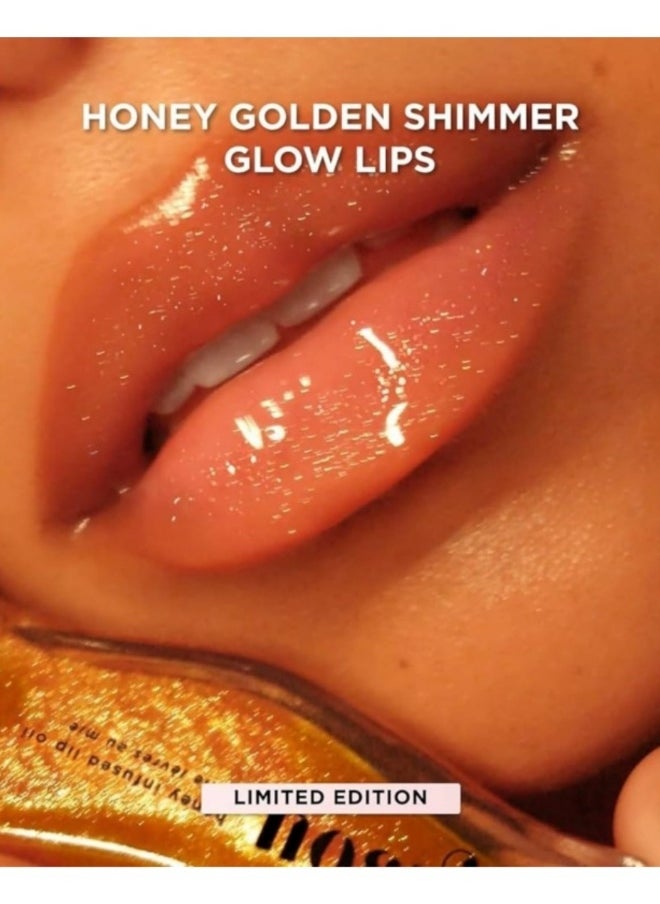 Gisou Lip Oil Golden Shimmer - Honey infused  - Image 4