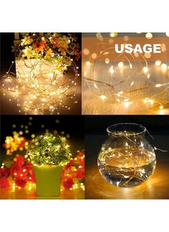 Improvhome Improvhome Fairy Cork Light 20 LED Waterproof Cork String Light 2M Battery Oprated for Home Decoration Wedding Christmas Decoration Indoor Outdoor Decorations DIY Crafts Pack of 6  - Image 4
