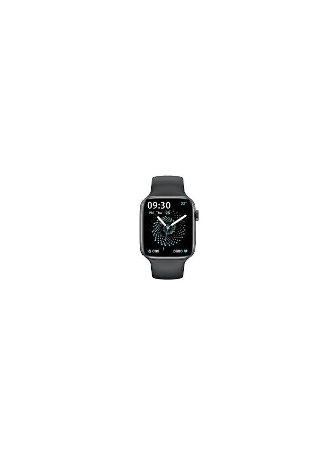 Smart watch, black color Suitable for men and women Touch screen with AMOLD screen 180 mAh battery capacity Water and dust resistant - Image 1