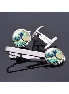 Generic " A men's set consisting of a buckle and a cuff, made of high-quality material - imported" 
