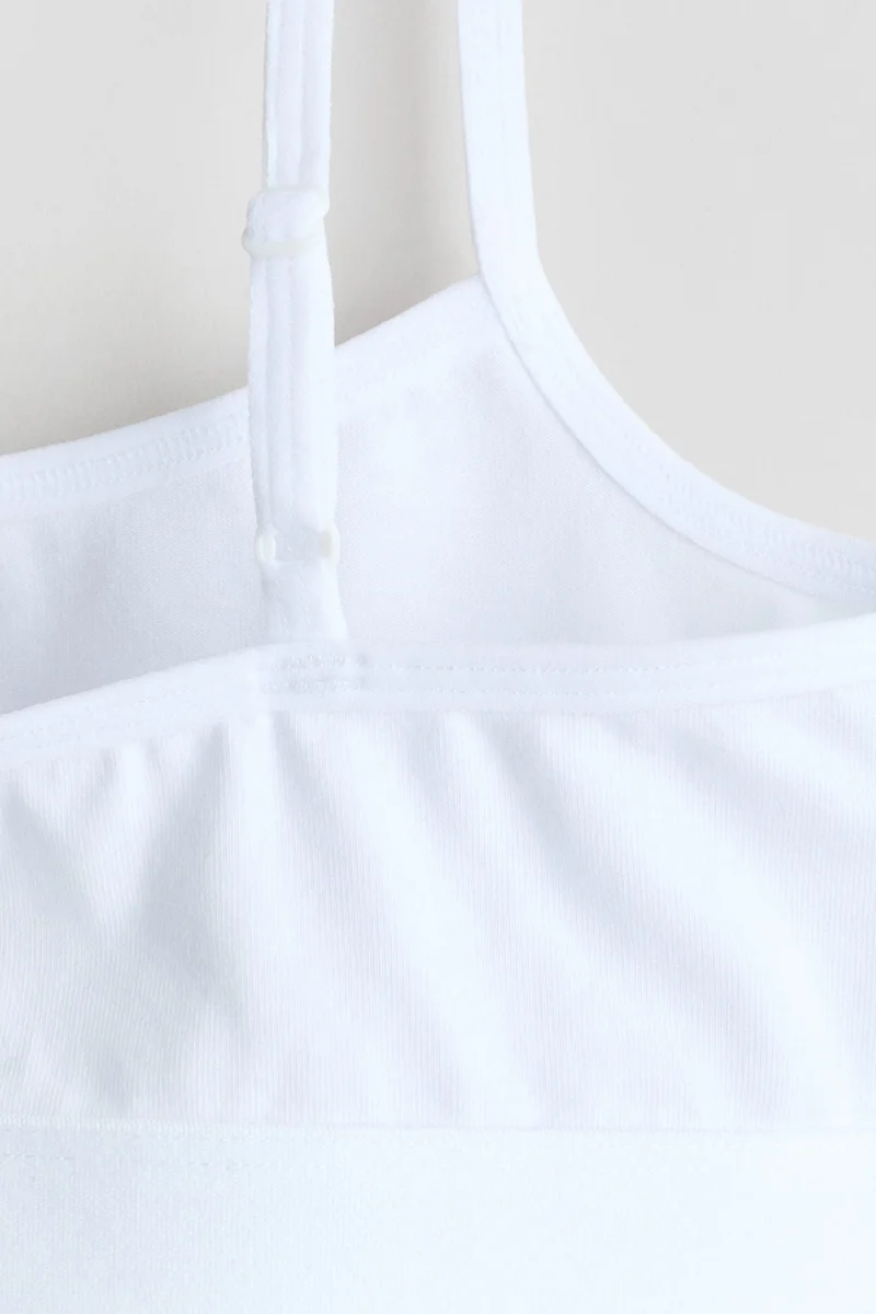 H&M 3-pack cotton crop tops