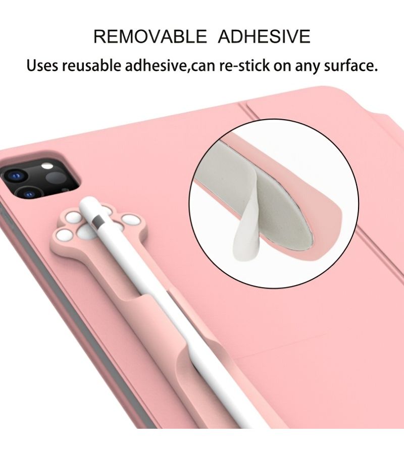 Universal Silicone Cat Paw Pen Holder Compatible with Apple Pencil 1st 2nd 3rd Gen Capacitive Stylus for Samsung S8 S7 S11 S9 S10 Xiaomi and Huawei Pen Slots - Image 4