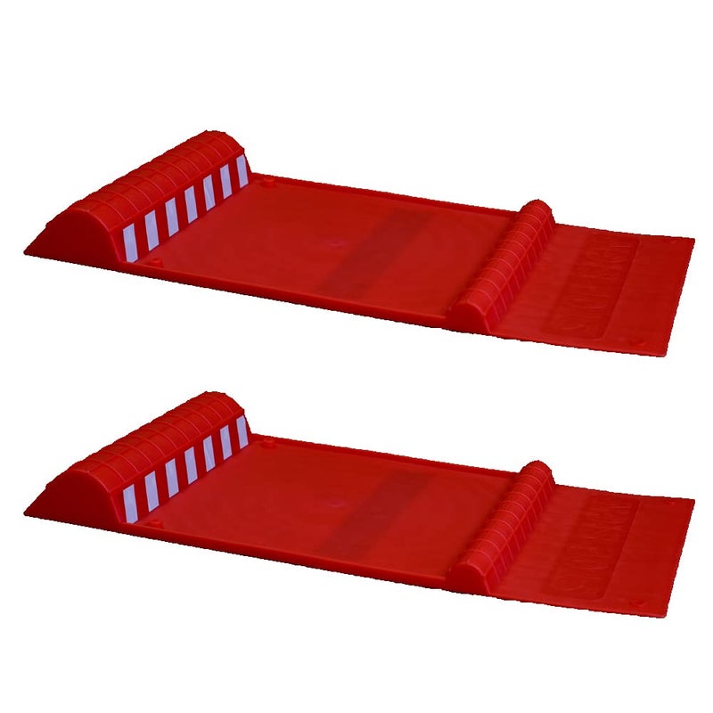 Maxsa 373592PK Park Right 21 x 11 x 2 Parking Mat Red