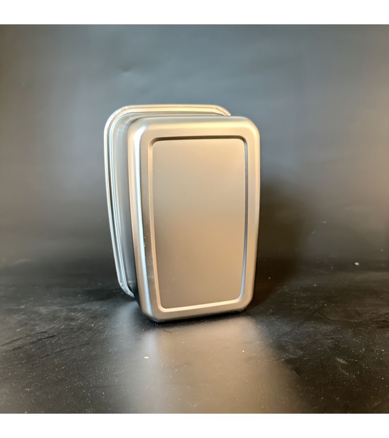 Stainless Steel Crisper Box With Lid Sealed Bento Square Container 8.46 Inch For Refrigerator Storage And Lunch - Image 1