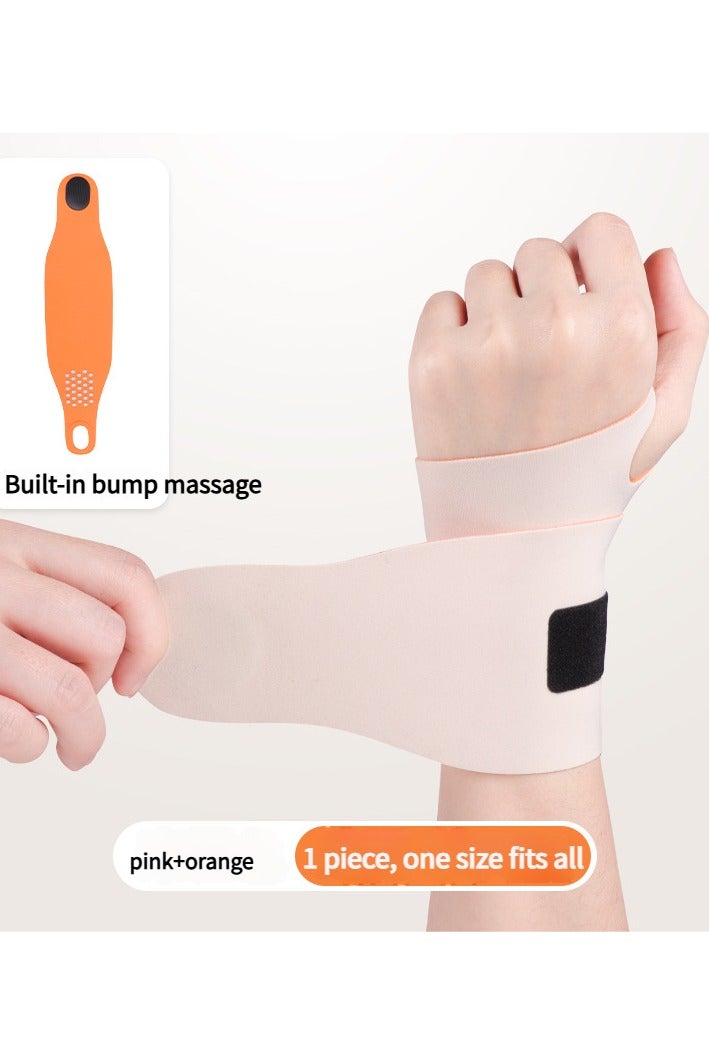 Generic Ultra-thin wrist guard, anti-stifling, non-stifling, thin film fixed pressure Velcro adjustable anti-sprain protection wrist guard  - Image 1