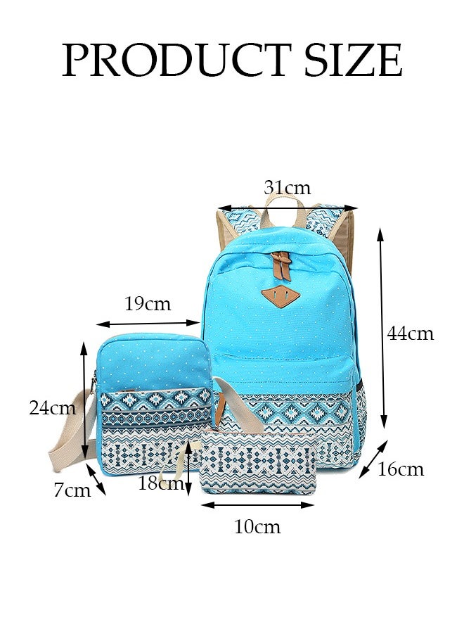 Generic - Kids School Backpack Lunch Box Bag Pencil Case Combo,Children Bookbag Schoolbag Set for Preschool/Kindergarten/Elementry School Supplies Boys Girl - Image 1