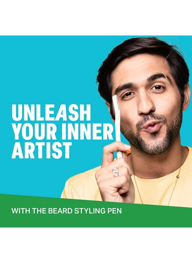 BOMBAY SHAVING COMPANY Beard Pen Styler Razor For Men | Beard Styling Razor For Men | Reusable Razor | Shaving Razor For Men | Pack Of 3  - Image 2