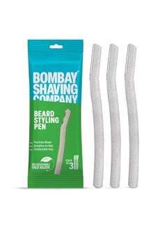 Beard Pen Styler Razor For Men | Beard Styling Razor For Men | Reusable Razor | Shaving Razor For Men | Pack Of 3