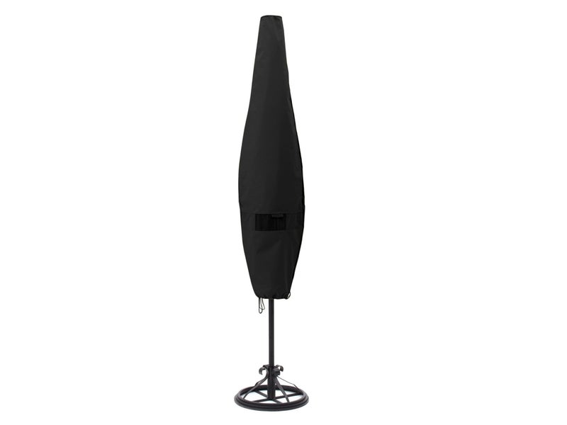 Covermates Patio Umbrella Cover - Light Weight Material, Weather Resistant, Water Resistant Zipper, Outdoor Living Covers, 40 CIRCUMFERENCE x 69H, Black - Image 1