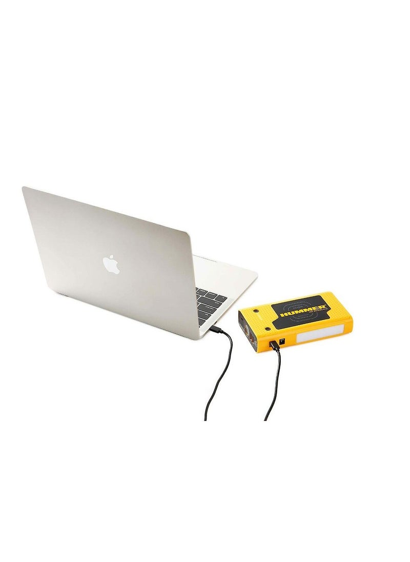 Hummer - HUMMER Battery Starter 12V / 2000 Amp / 10000 Ah  with 37000 mWh Powerbank Function and Flashlight - Image 1