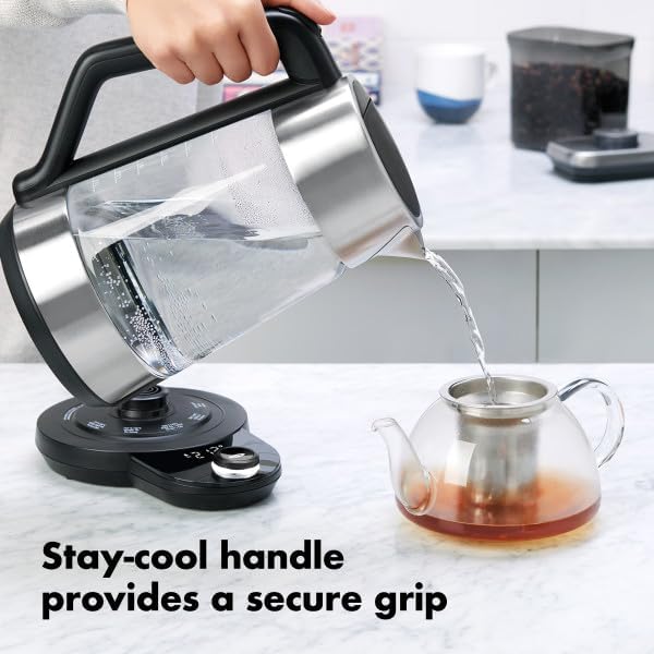 OXO Brew Adjustable Temperature Kettle Electric Clear - Image 4