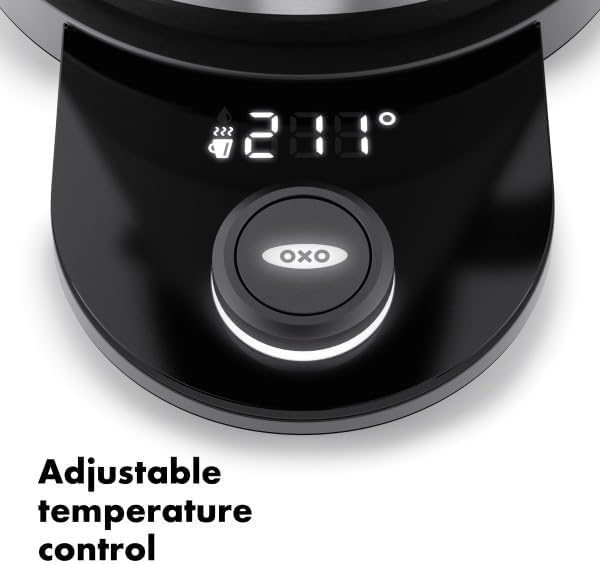 OXO Brew Adjustable Temperature Kettle Electric Clear - Image 2