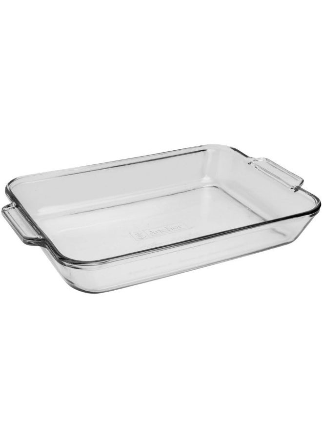 Anchor Hocking 4.8 Quart Rectangular Glass Baking Dish - Image 1