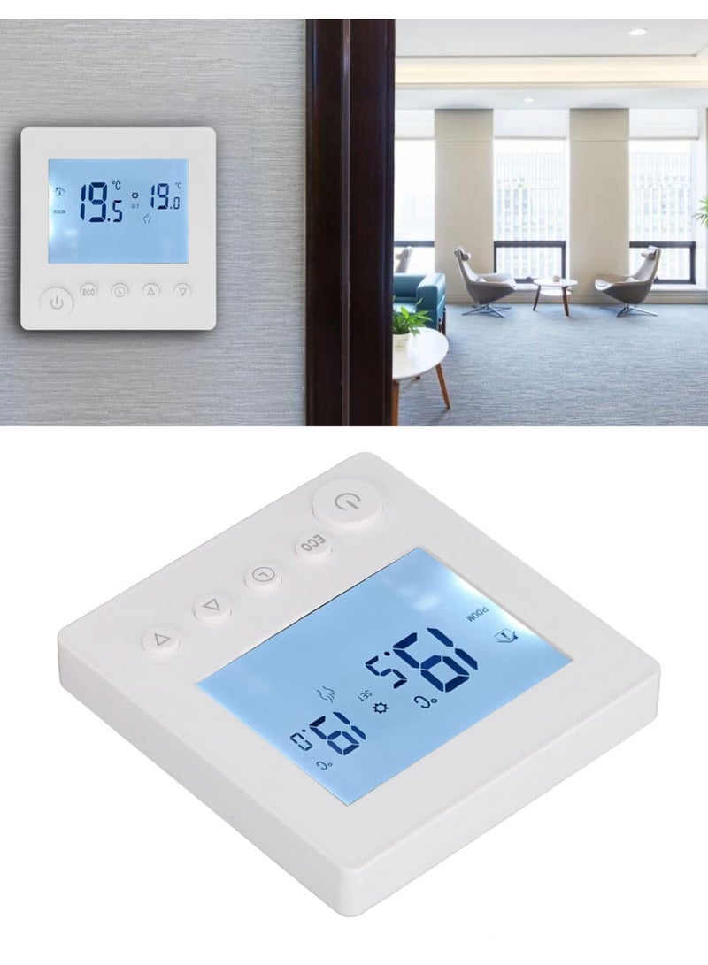 Excefore Smart Thermostat, 16A LCD Display Non Programmable Thermostat for Home, Digital Thermostat with NTC Temperature Sensor, 2 Wire Thermostat for Heat Control, Ideal for Smart Home - Image 5