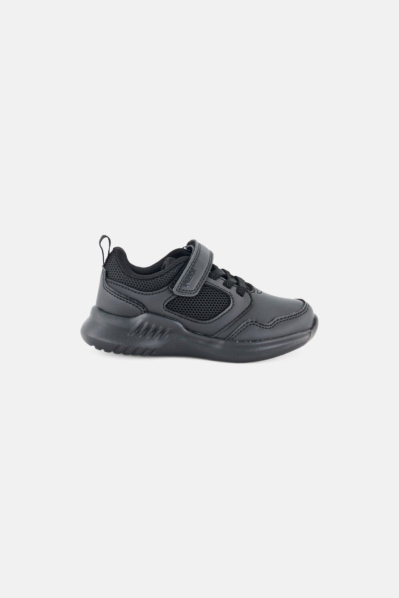 RBX Toddlers Girl Velcro Closure Sneakers Shoes, Black - Image 3