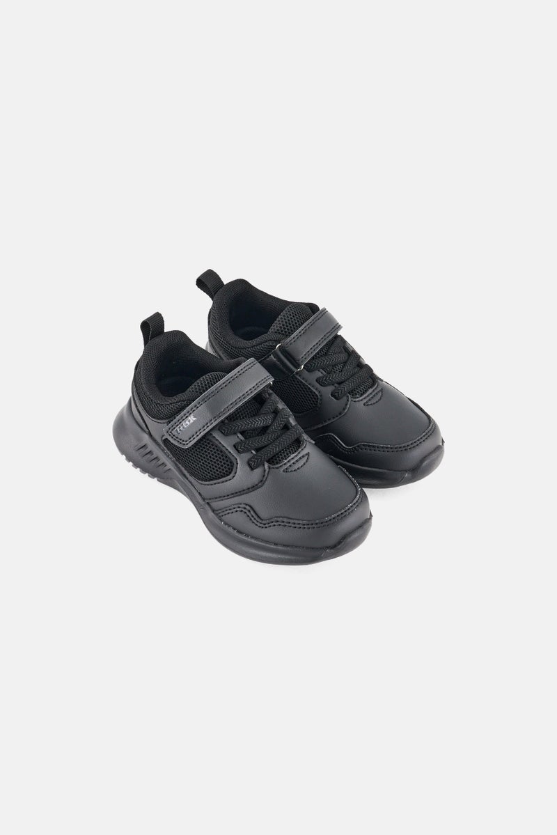 RBX Toddlers Girl Velcro Closure Sneakers Shoes, Black - Image 4