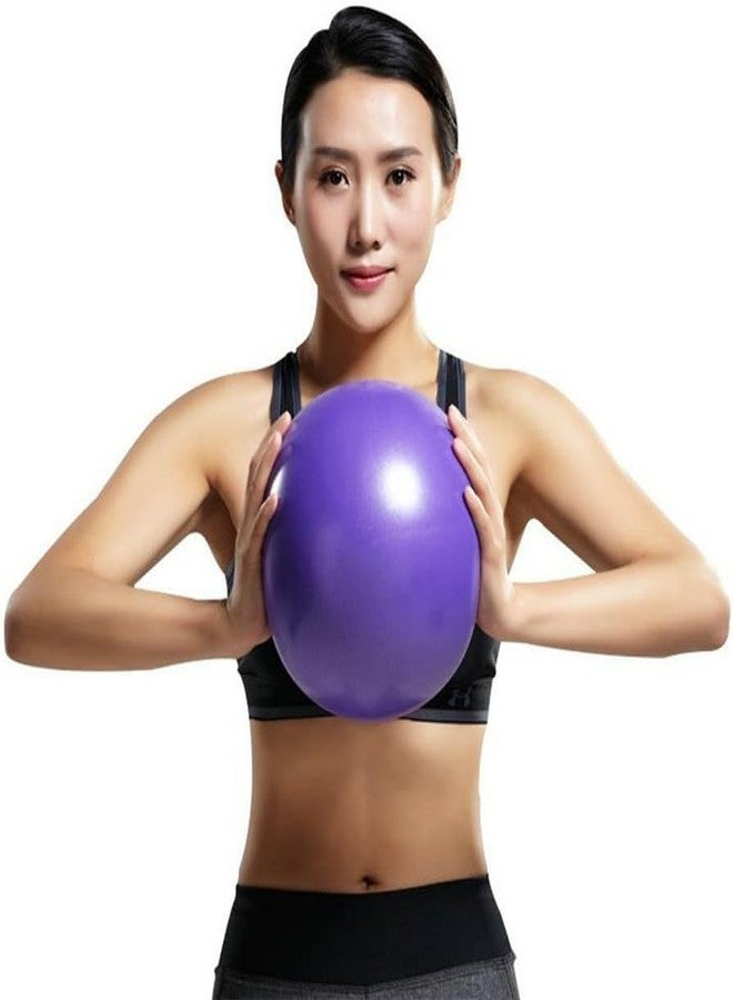 LANLOY® Mini Exercise Ball 9-Inch (23cm), Anti Burst Pilates Yoga Ball for Core, Barre & Therapy, Soft Non-Slip Surface with Inflatable Straw Workout Ball for Home & Travel Multicolor - Image 2