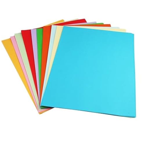 GOLD LEAF Premium A4 Color Paper – 100 Sheets, 10 Vibrant Colours, 80 GSM – Multipurpose Art & Craft Paper for School Projects, Office Use & Photocopy - Image 1