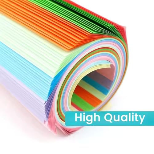 GOLD LEAF Premium A4 Color Paper – 100 Sheets, 10 Vibrant Colours, 80 GSM – Multipurpose Art & Craft Paper for School Projects, Office Use & Photocopy - Image 4