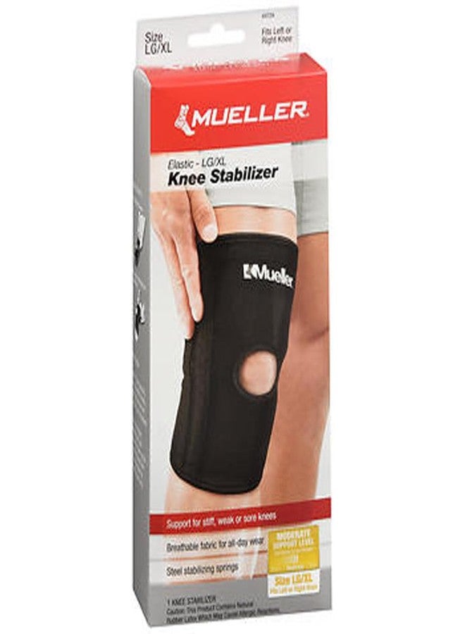 Mueller Elastic Knee Stabilizer Moderate Large/X-Large #6472A, Pack of 2