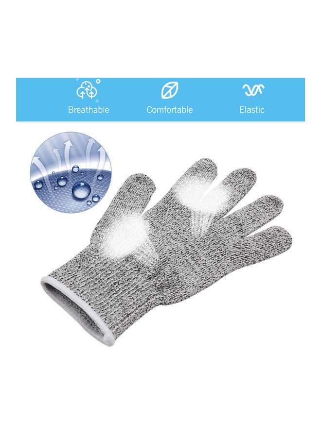NIBEMINENT Cut Resistant Gloves Dark Grey 230x10x15.50cm - Image 2