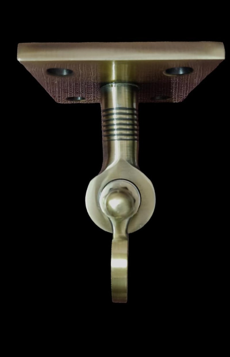 Kkriya Home Decor 1PCS Kkriya Home Decor Strong and Sturdy Heavy Duty HIGrade Quality Life TIME WARRENTY Ceiling KADA Swing Patio Antique Finish Brass 20MM Rod with Weight Capacity of 1000KG  - Image 3