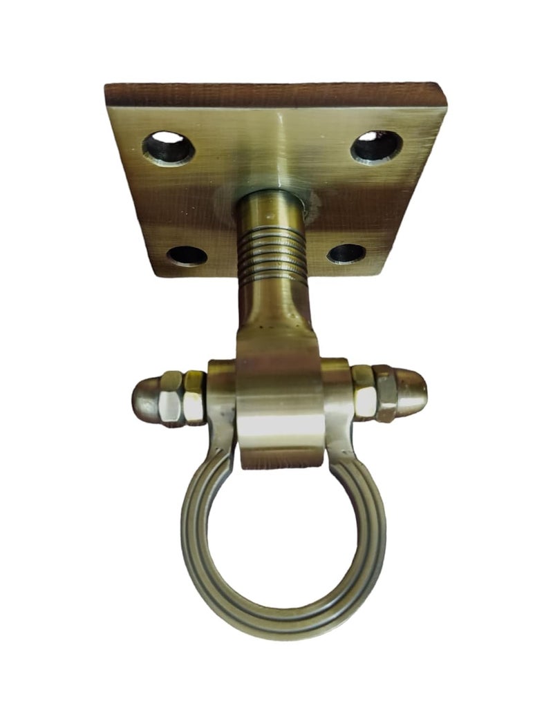 Kkriya Home Decor 1PCS Kkriya Home Decor Strong and Sturdy Heavy Duty HIGrade Quality Life TIME WARRENTY Ceiling KADA Swing Patio Antique Finish Brass 20MM Rod with Weight Capacity of 1000KG  - Image 2