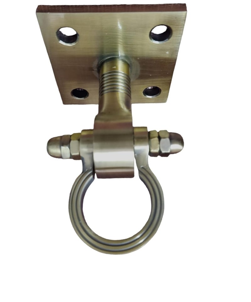 Kkriya Home Decor 1PCS Kkriya Home Decor Strong and Sturdy Heavy Duty HIGrade Quality Life TIME WARRENTY Ceiling KADA Swing Patio Antique Finish Brass 20MM Rod with Weight Capacity of 1000KG  - Image 4